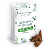 Californian White Sage Incense Cones Plant Based - SHAMTAM.COM