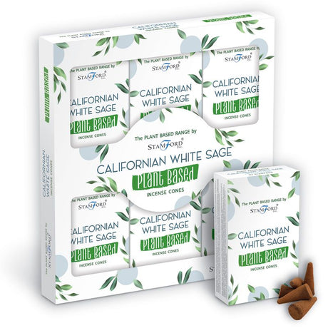 Californian White Sage Incense Cones Plant Based - SHAMTAM.COM