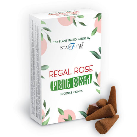 Regal Rose Incense Cones Plant Based - SHAMTAM.COM