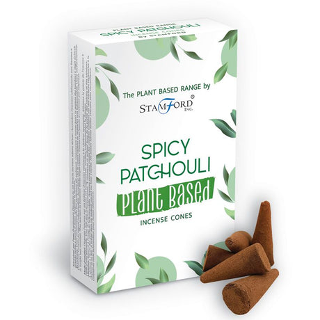 Spicy Patchouli Incense Cones Plant Based - SHAMTAM.COM