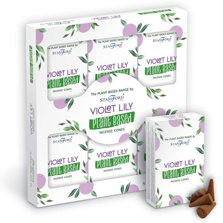 Plant Based Incense Cones - Violet Lilly - SHAMTAM.COM