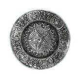 Polished Aluminium Pentagram Incense Holder 11.5cm - SHAMTAM.COM