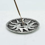 Polished Aluminium Sun Incense Holder 9m - SHAMTAM.COM