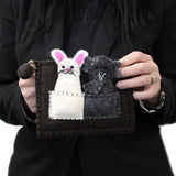 Pouch with Finger Puppets - Elephant & Mouse - SHAMTAM.COM