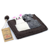 Pouch with Finger Puppets - Elephant & Mouse - SHAMTAM.COM