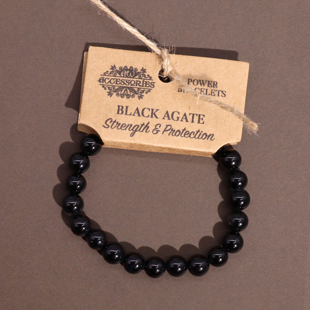 Black Agate Power Bracelet - SHAMTAM.COM