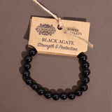 Black Agate Power Bracelet - SHAMTAM.COM