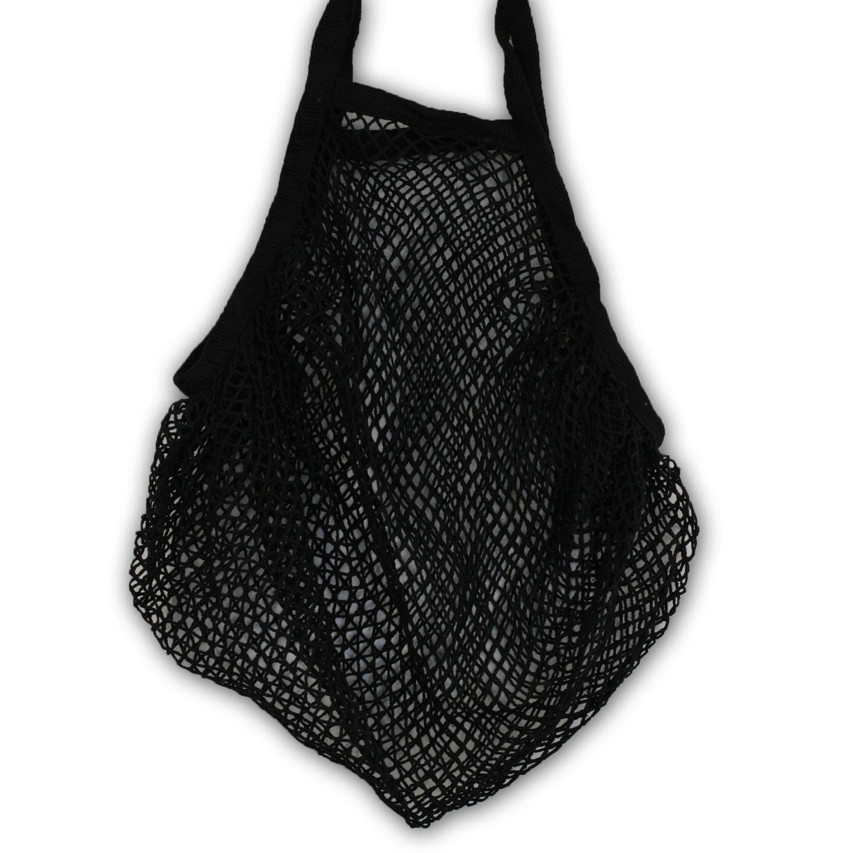 Pure Cotton Mesh Bag - Black - SHAMTAM.COM