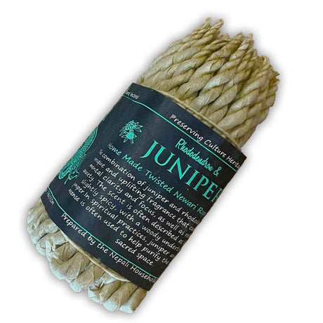 Rhododendron and Juniper Rope Incense - Pure Herbs - SHAMTAM.COM