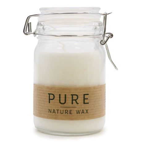 Pure Olive Wax Jar Candle 120x70 - White - SHAMTAM.COM