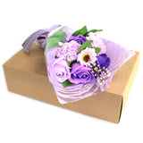 Purple Boxed Hand Soap Flower Bouquet - Special - SHAMTAM.COM
