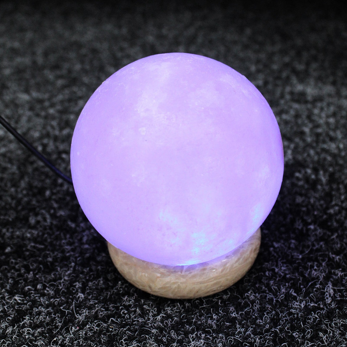 Himalayan Salt Lamp - USB Ball Multicolor 8 cm - SHAMTAM.COM