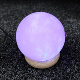 Himalayan Salt Lamp - USB Ball Multicolor 8 cm - SHAMTAM.COM