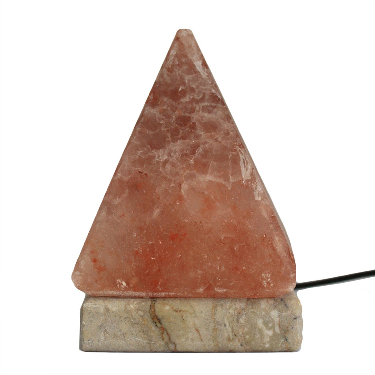 Himalayan Salt Lamp - USB Pyramid 9 cm - SHAMTAM.COM