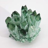 Quartz Crystal Cluster - Green Ghost Quartz Crafted - SHAMTAM.COM