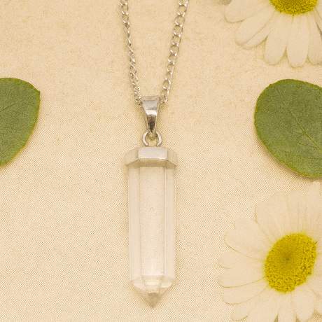 Quartz Crystal Point Pendant - SHAMTAM.COM