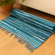 Rag Rug Aqua Blues 150x200cm - SHAMTAM.COM
