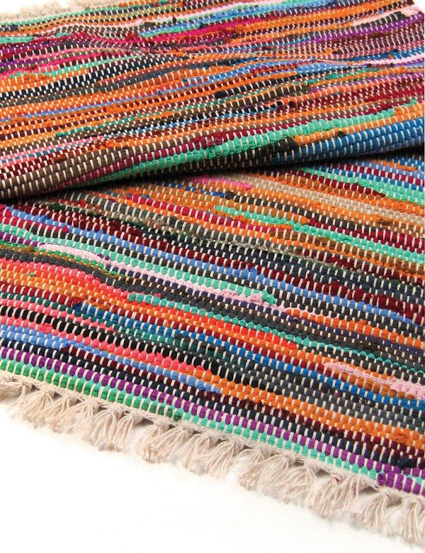 Rag Rug - Natural 155 x 90cm - SHAMTAM.COM