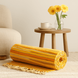 Rag Rug Sunrise Orange 150x200cm - SHAMTAM.COM