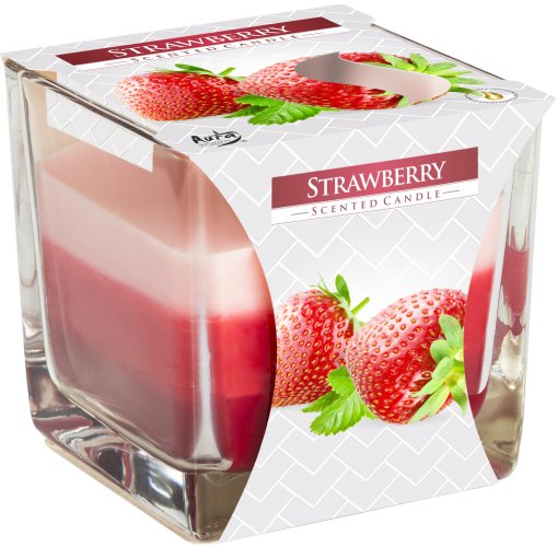 Strawberry Scented Candle Rainbow - SHAMTAM.COM