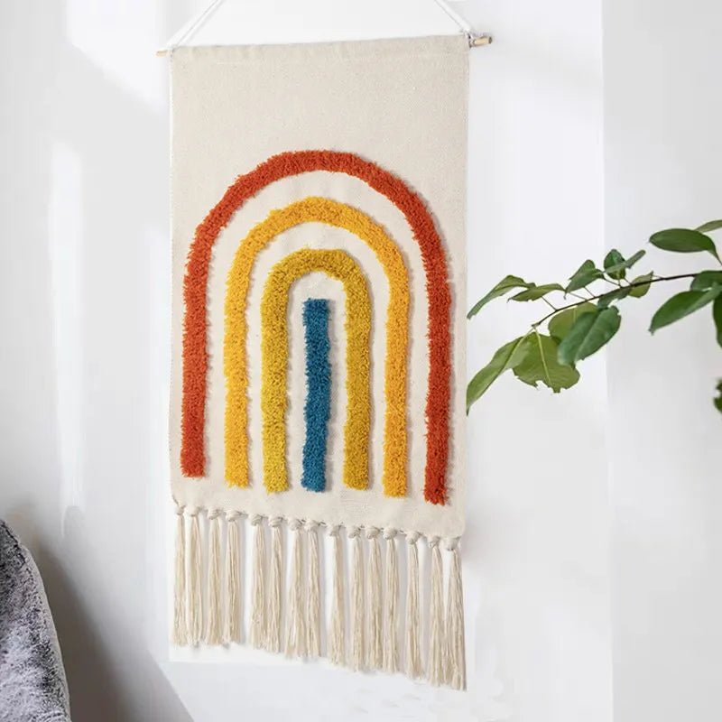 Rainbow Macrame Tapestry - SHAMTAM