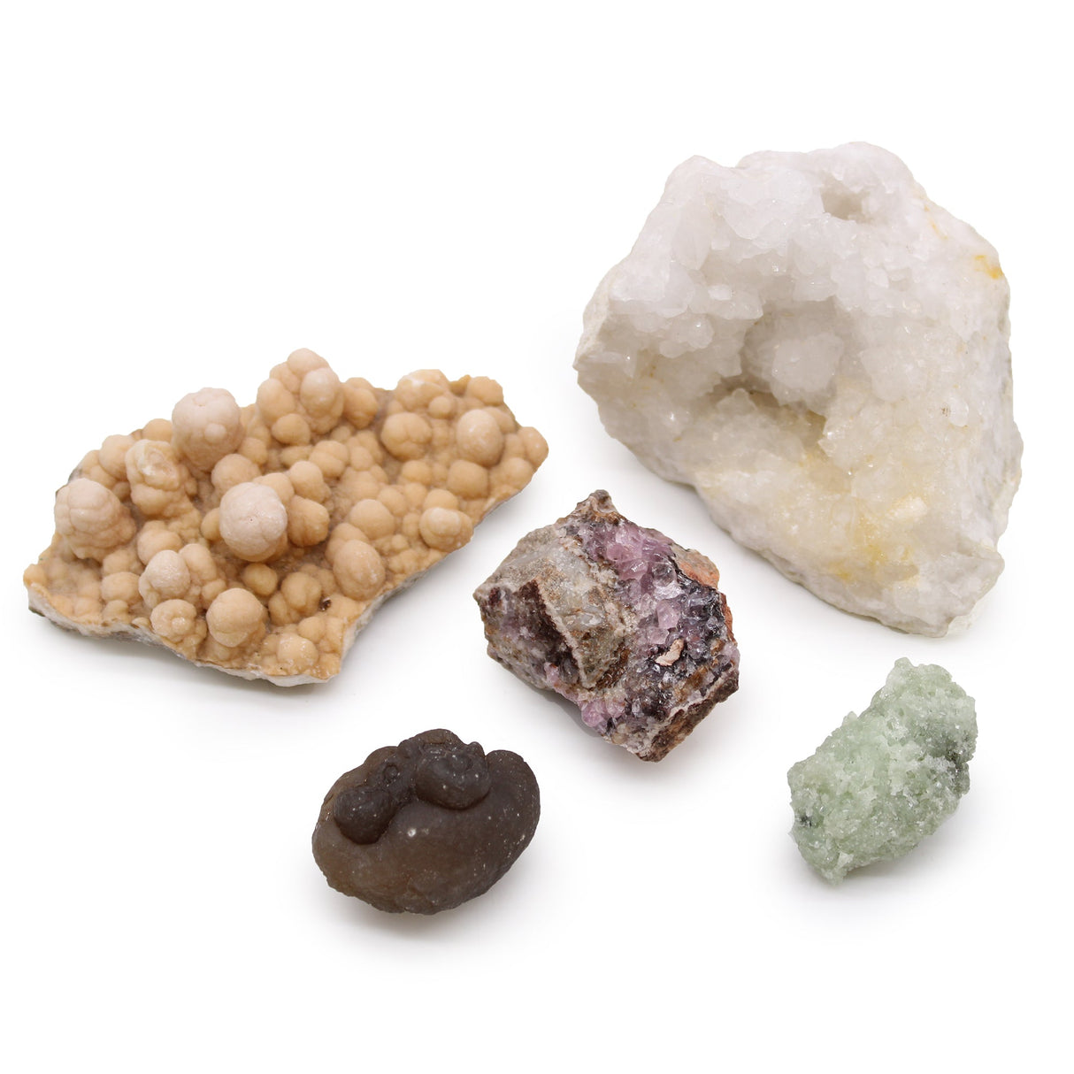 Crystals Gift Set - Rare Mineral Specimens - Pack of 5 - Mix 1 - SHAMTAM.COM