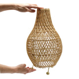 Rattan Table Lamp - Natural - SHAMTAM.COM