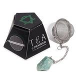 Crystal Tea Strainer - Green Aventurine Raw Gemstone - SHAMTAM.COM