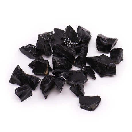 Raw Black Agate Crystals Gemstones 500gm - SHAMTAM.COM