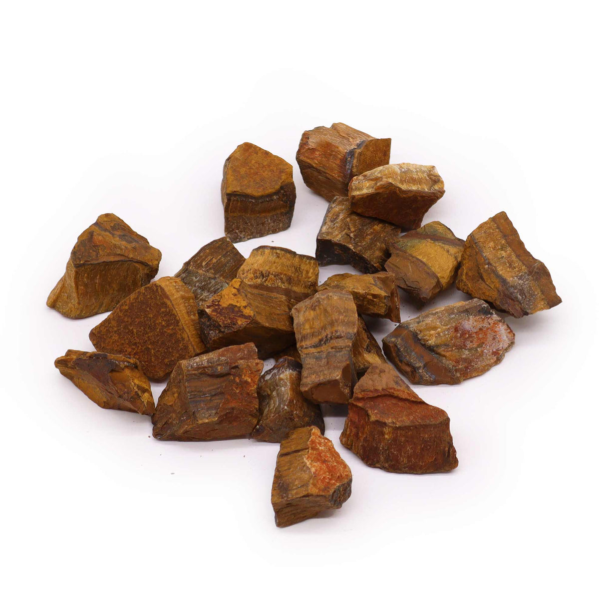 Raw Tigers Eye Crystals Gemstones 500gm - SHAMTAM.COM