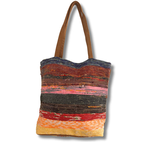 Recycled Big Rug Bag - Shades of Lavender - SHAMTAM.COM