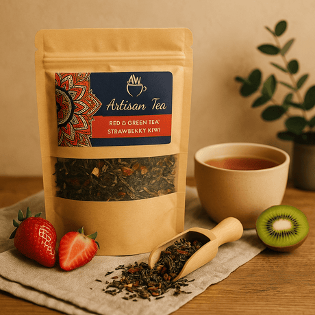 Red And Green Tea Strawberry Kiwi 50g - SHAMTAM.COM