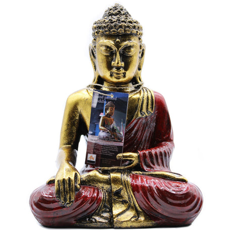 Red & Gold Buddha - Large - SHAMTAM.COM