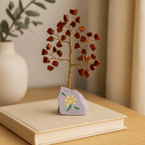 Red Jasper Gemstone Tree - 80 Gemstones - SHAMTAM.COM