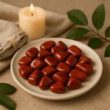 Red Jasper Tumbled Stones Small African 24 Pieces - SHAMTAM.COM
