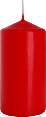 Red Pillar Candle 60 x 120 mm - SHAMTAM.COM