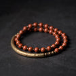 Red Stone Copper Bracelet - SHAMTAM
