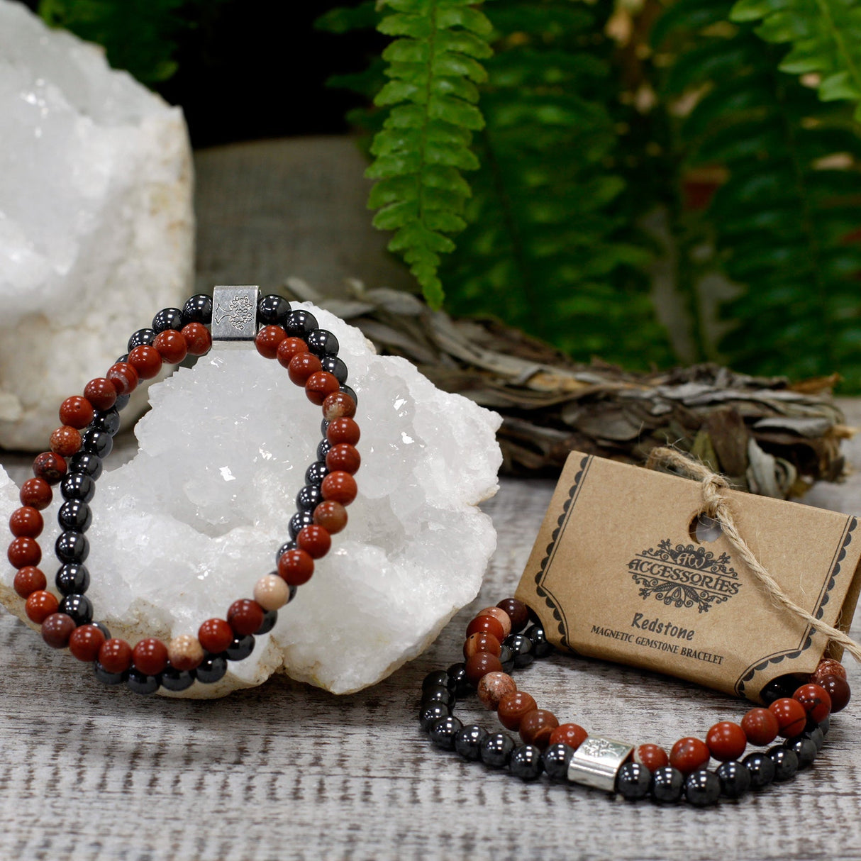 Redstone Bracelet - Magnetic Gemstone Crystal - SHAMTAM.COM