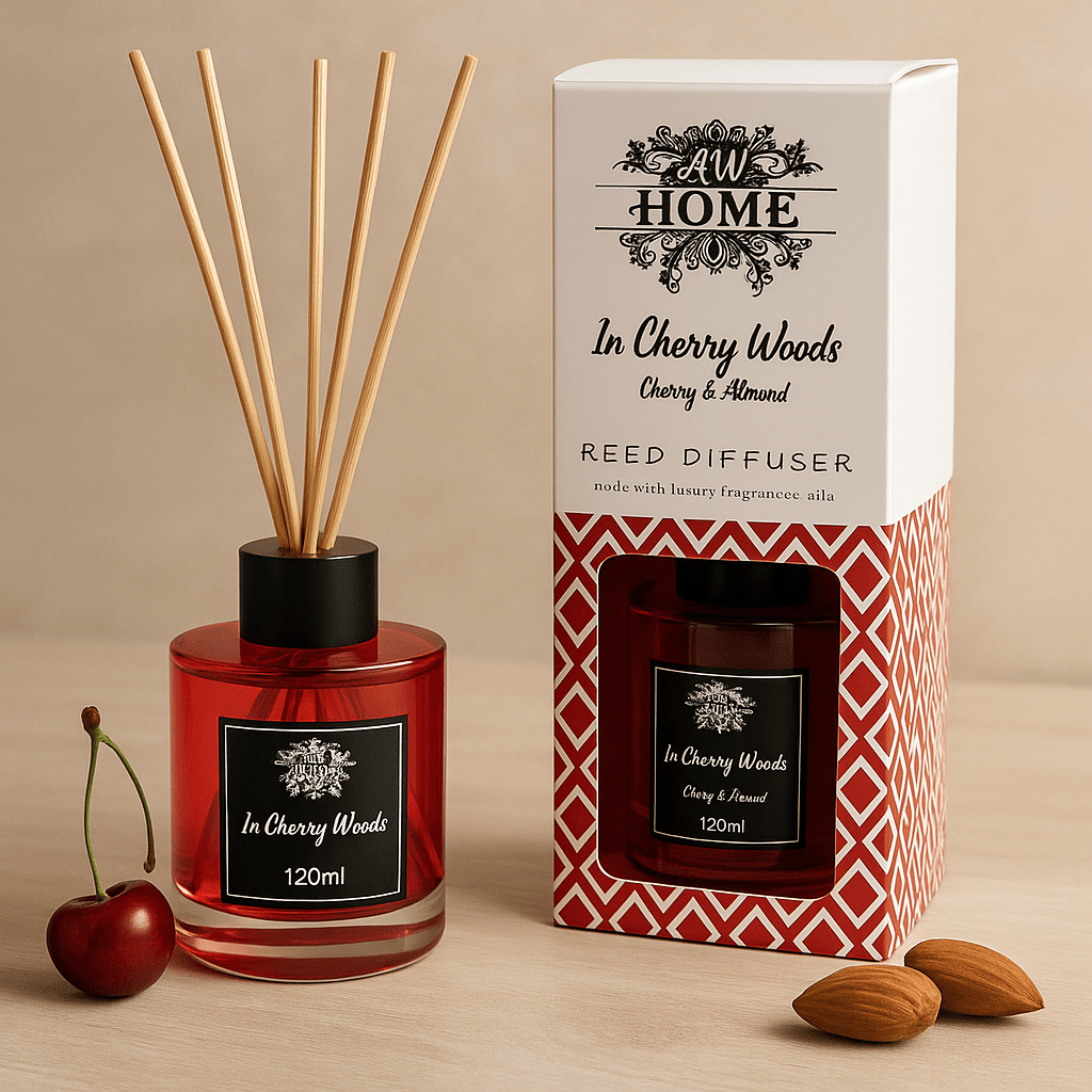 Reed Diffuser Cherry Woods 120ml | Refresh Your Space | SHAMTAM