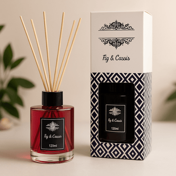 Difuzor cu bețișoare Fică și coacăz negru 120ml