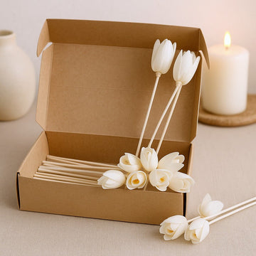 Rør diffuser blomster Sola træ tulipan 12 stk