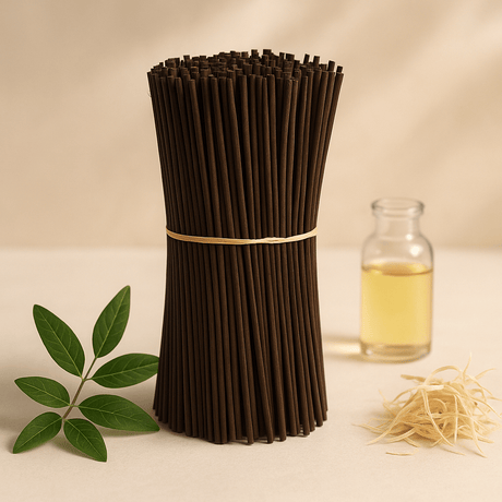 Reed Diffuser Sticks Black 25cm x 3mm 500g - SHAMTAM.COM