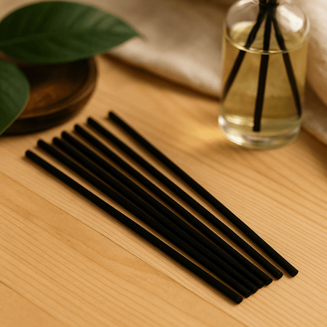 Reed Diffuser Sticks Black Fibre 25cm x 4mm - SHAMTAM.COM
