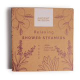 Relaxing Shower Steamers Gift Set of 4 - Vegan, Cruelty - Free, All - Natural Essential Oils | Calming Clary Sage, Lemon, Lavender Aroma - SHAMTAM.COM