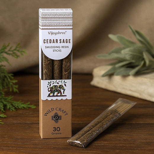 Resin Smudge Sticks Golden Cedar Sage 30g