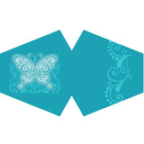 Fashion Face Mask - Blue Butterfly (Adult) - SHAMTAM.COM