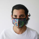 Fashion Face Mask - Funky Swirls (Adult) - SHAMTAM.COM