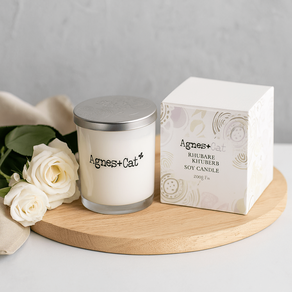 Rhubarb Rhubarb Scented Soy Votive Candle - SHAMTAM.COM