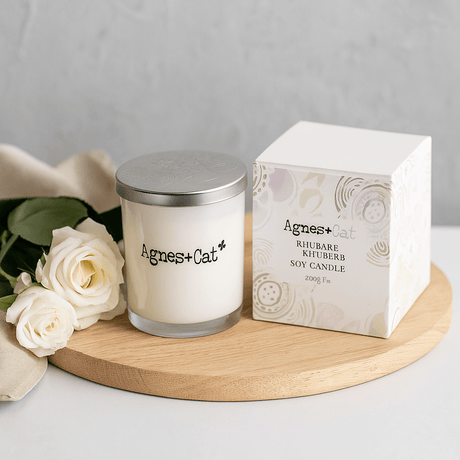 Rhubarb Rhubarb Scented Soy Votive Candle - SHAMTAM.COM