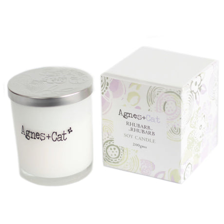 Rhubarb Rhubarb Scented Soy Votive Candle - SHAMTAM.COM